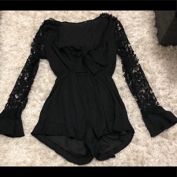 Lacey black romper - Picture 2 of 2